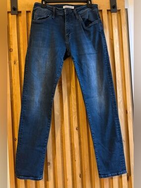 Mavi Men's Slim Leg Jeans in Dark Blue